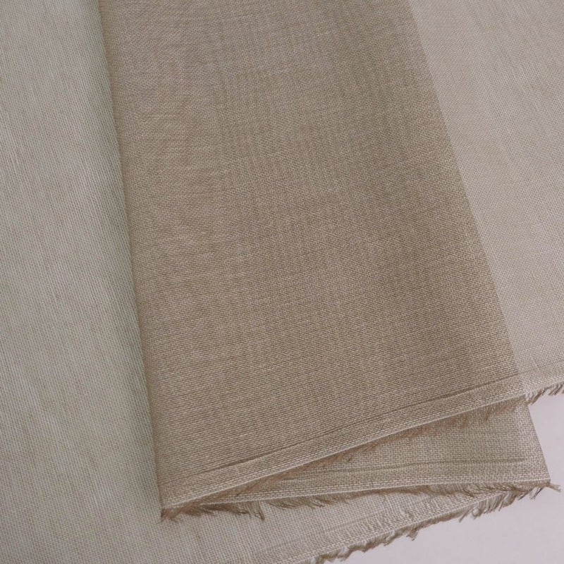 蚊帳(かや)生地 (やわらかモカ) 10cm単位切り売り　おしゃれカラーで洋服作りも 風合いの良いコットンかや生地