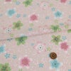 ポリちりめん生地 にぎわい桜(白梅鼠/しらうめねず) 10cm単位 切り売り アイボリーベージュ グレージュ 七五三着物生地女の子 小紋工房 二越縮緬生地桜柄 桜模様 さくら文様