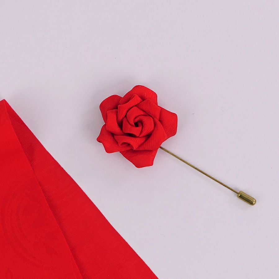 つまみ細工キット りんずの薔薇 (作り方動画リンクあり) |生地 和柄