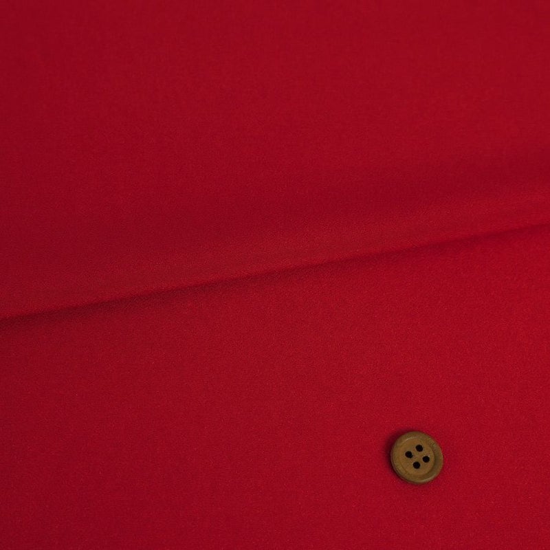 小シボ(一越)ちりめん 無地(猩々緋/しょうじょうひ) 10cm単位 切り売り ひとこしちりめん生地 つまみ細工縮緬 赤色 紅色 一越ちりめん