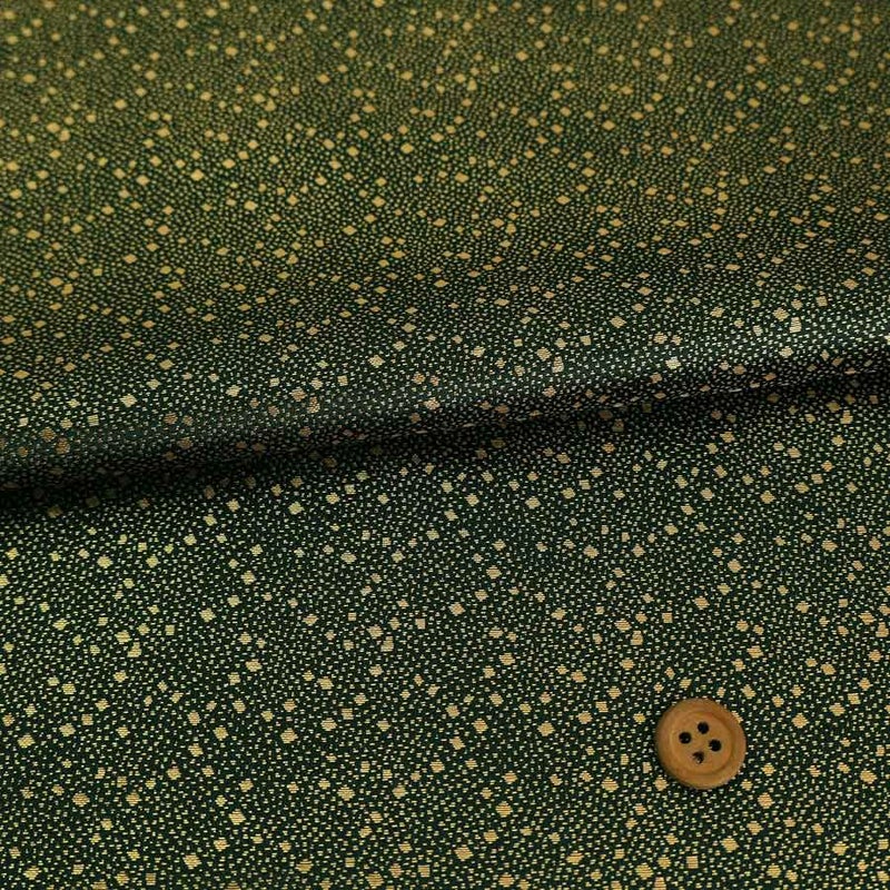 金襴生地(金らん) 砂子(黒) 10cm単位 切り売り西陣織物きんらん ブラックゴールド 木目込み人形押絵生地