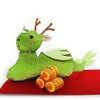2024干支手作りキット 金俵と開運龍竜 たつ年 辰 縮緬 干支用ハンドメイド クラフト 新年 縁起物