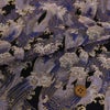 金襴生地(金らん) 波しぶき(黒/青) 10cm単位 切り売り七五三袴生地 小物製作 波模様和柄布地 古典柄西陣織 和風衣装