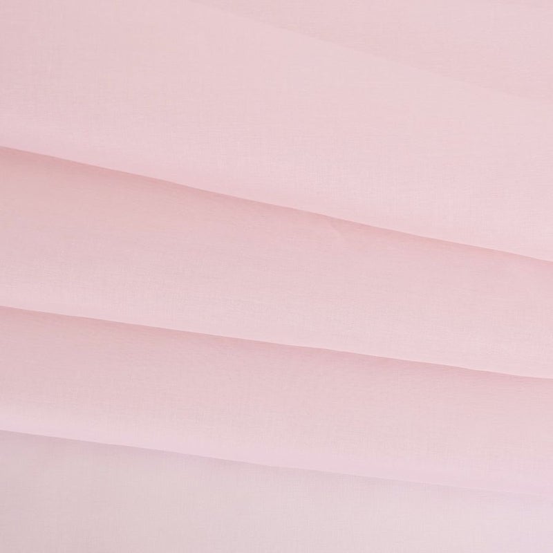 コットンオーガンジー生地・無地(桜色) 10cm単位 切り売り ペールピンク ライトピンク 薄いピンク色 薄地木綿 高級薄手
