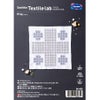  刺し子キット 花ふきん Textile Lab・Pray 祈り (白) オリムパス製絲刺子キット AYUFISH int. 一目刺し/ひとめざし