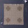 刺し子キット 花ふきん Textile Lab・Pray 祈り (トープ) オリムパス製絲刺子キット AYUFISH int. ひとめ刺し技法