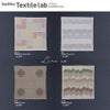 刺し子キット 花ふきん Textile Lab・Pray 祈り (トープ) オリムパス製絲刺子キット AYUFISH int. ひとめ刺し技法