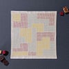刺し子キット 花ふきん Textile Lab・Block ブロック (アーモンドミルク)  オリムパス製絲刺子 AYUFISH int.デザイン 初心者中級者向き