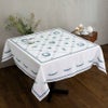 クロスステッチキット・ブルーローズモチーフのテーブルクロス オノエメグミ上級者向き大作 インテリア クロス・ステッチ