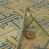 金襴生地(金らん) かわりさやがた(ゴールドベージュ) 10cm単位 切り売り さや型模様 紗綾型文様 袴生地 金色 かっこいい西陣織 サヤ型
