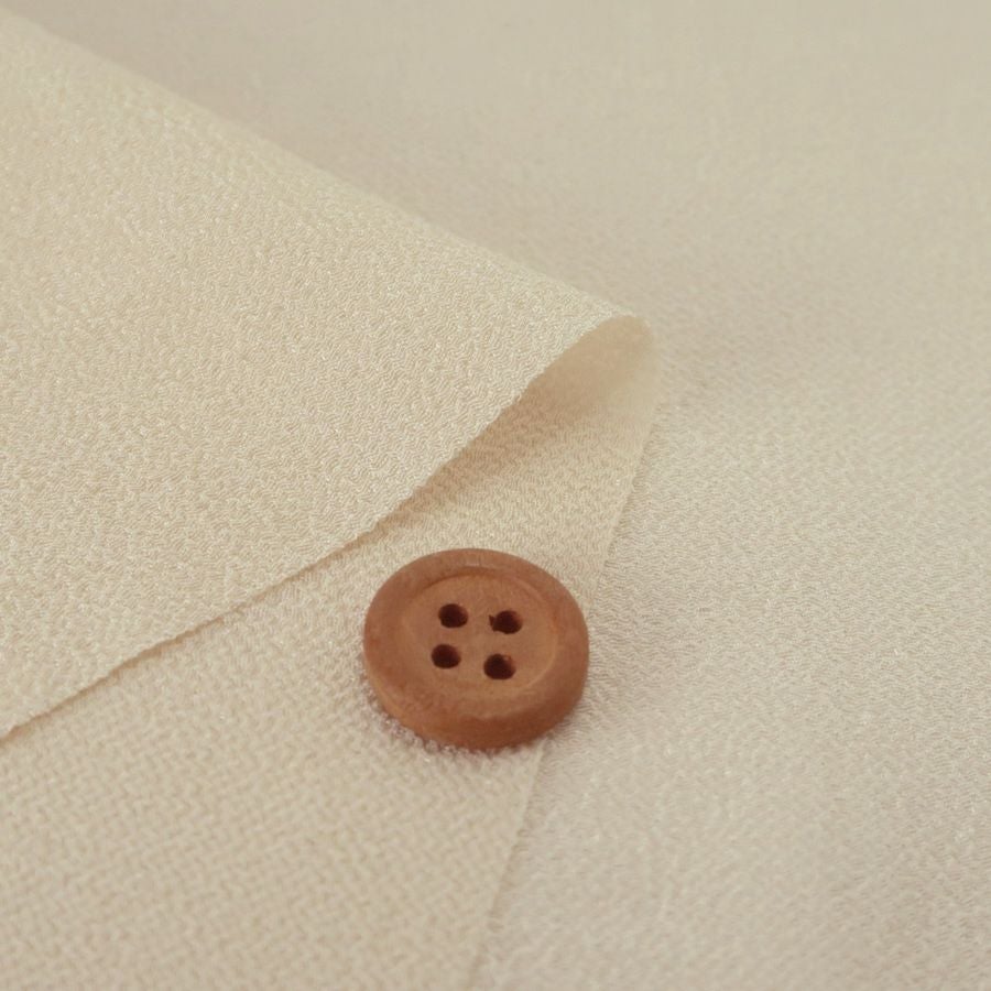 つまみ細工用カット済み生地・一越ちりめん(象牙色) 3cm角 20枚/100枚