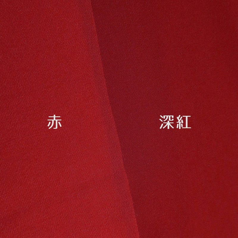 つまみ細工用カット済み生地・一越ちりめん(深紅) 3cm角 裁断済みひとこしちりめん カット済縮緬布地 30ミリ角 真紅 赤色