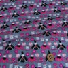 ちりめん生地 ひな人形(グレー) 10cm単位 切り売り 雛人形柄縮緬布地 レーヨンチリメン オニちりめんグレイ 雛祭り