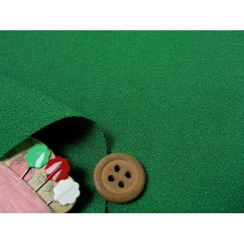 つまみ細工用カット済み生地・一越ちりめん(常緑) 3cm角 20枚/100枚