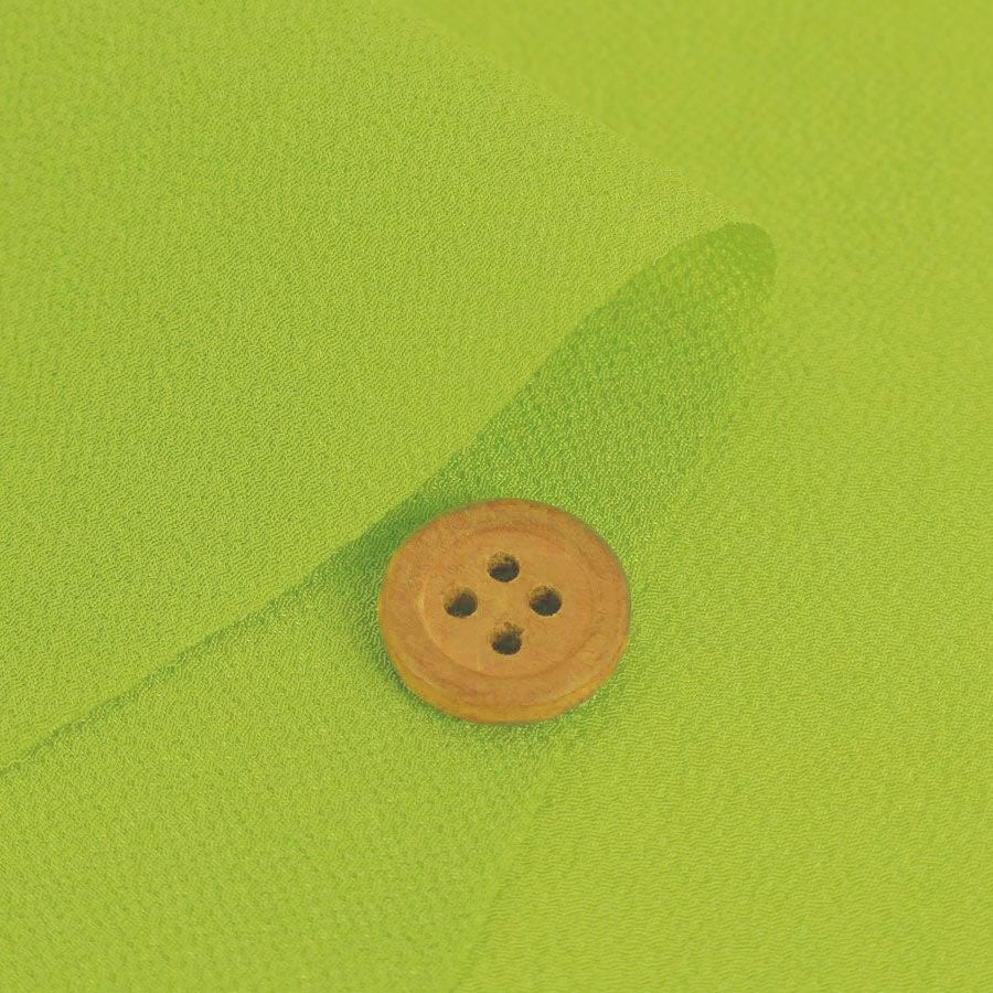 つまみ細工用カット済み生地・一越ちりめん(萌黄) 3cm角 20枚/100枚