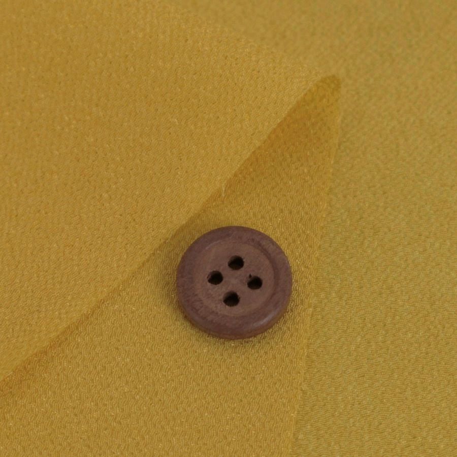 つまみ細工用カット済み生地・一越ちりめん(鬱金/うこん) 3cm角 20枚
