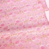 金襴生地(金らん) たてわくに菊桜(きなり/ピンク) 10cm単位 切り売り 立涌文様 伝統柄 モダンかわいい 西陣織物 花柄きんらん 白桃色
