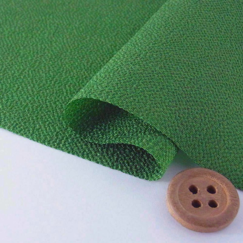 つまみ細工用カット済み生地・一越ちりめん(深草色) 3cm角 裁断済みひとこしちりめん カット済縮緬布地 30ミリ角 3センチ