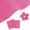 つまみ細工用カット済み生地・一越ちりめん(うす紅梅) 3cm角 20枚/100枚[M便 1/200] 裁断済みひとこしちりめん カット済縮緬布地 3センチ角 薄紅梅