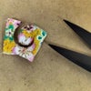 ちりめん手芸キット 風物短冊 7月 祈りの七夕蓮の花 七夕キット 和風手芸縮緬 チリメンクラフト 手作りキット和調