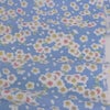 ちりめん生地 白桜(ブルー) 10cm単位 切り売り ちりめん細工向き鬼縮緬 オニチリメン 手芸用 ブルー地桜柄