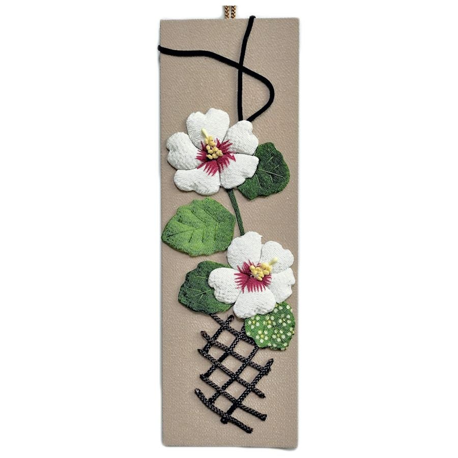 ちりめん手芸キット もてなしの花 8月 ムクゲ(木槿) |生地 和柄/和布