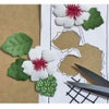 ちりめん手芸キット もてなしの花 8月 ムクゲ(むくげ) 縮緬押絵 押し絵クラフト ちりめん細工 布絵ミニタペストリー