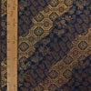 金襴生地(金らん) 蜀江文と市松の道長取り(藍色/錆金) 10cm単位 切り売り 西陣織布地 蜀江文様 古典柄 伝統文様 七五三袴生地 男の子はかま