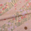 金襴生地(金らん) 松竹梅の雅(ピンクベージュ) 10cm単位 切り売り 西陣織きんらん 道長取り 淡いピンク 和風伝統柄 古典的可愛い色