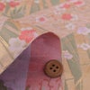 金襴生地(金らん) 松竹梅の雅(ピンクベージュ) 10cm単位 切り売り 西陣織きんらん 道長取り 淡いピンク 和風伝統柄 古典的可愛い色