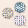 刺し子キット 一目刺しとくぐり刺しのブローチ「穏-おん」 幾何学模様刺子キット 北欧デザイン風 オリムパス ひとめざし