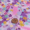 ちりめん生地 吹寄せパステル調(ピンク/紫) 10cm単位 切り売り 縮緬布地 レーヨンチリメン パステルカラー かわいいふきよせ柄