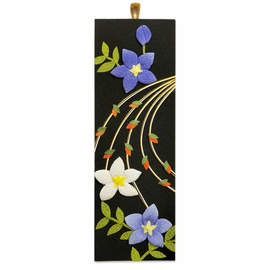 ちりめん手芸キット もてなしの花 9月 キキヨウ(桔梗) |生地 和柄/和布