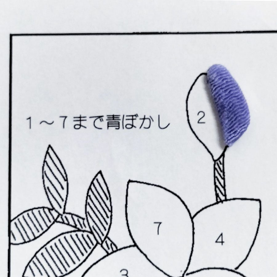 ちりめん手芸キット もてなしの花 9月 キキヨウ(桔梗) |生地 和柄/和布