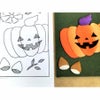 ちりめん手芸キット 風物短冊 10月 ハロウィンと秋桜