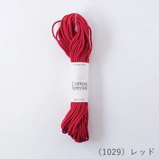 コットンスペシャル 3mm・30mかせ/綿100%コード マクラメ編みに |生地