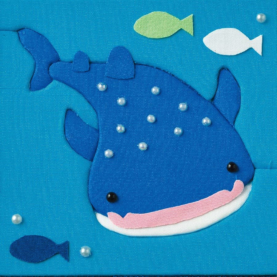 かんたんキット ちびパネ 海の生き物 |生地 和柄/和布/ちりめん手芸