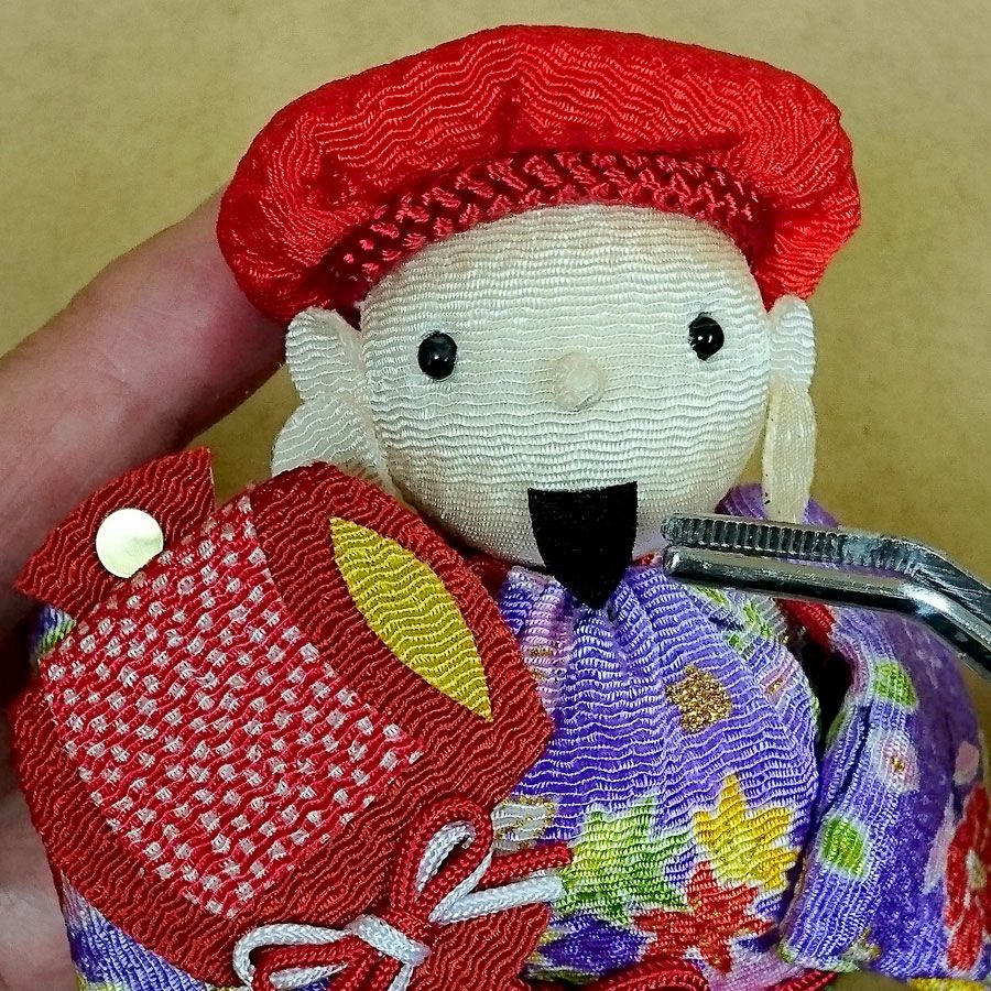 ちりめん細工キット 開運縁起の七福神人形 |生地 和柄/和布/ちりめん