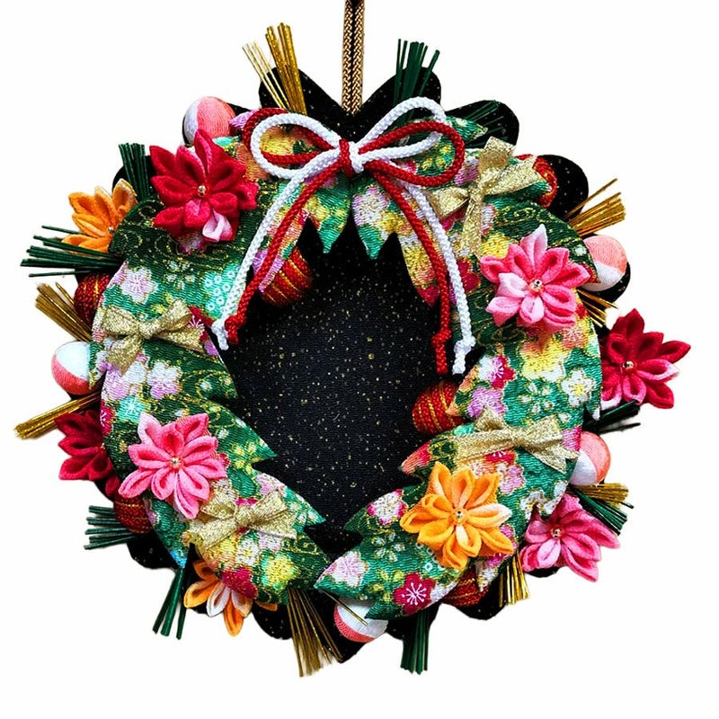 ちりめん細工キット 迎春リース