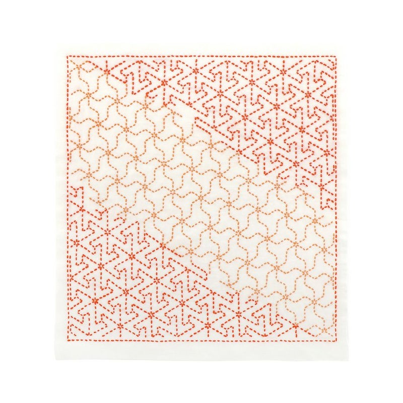 刺し子キット 花ふきん「和-Nagomi」六つ手つなぎ