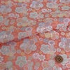 金襴生地(金らん) 親子ねじ梅(サーモンピンク)