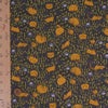 コットン生地 点描に猫の日常(カーキグレー) 10cm単位 切り売り