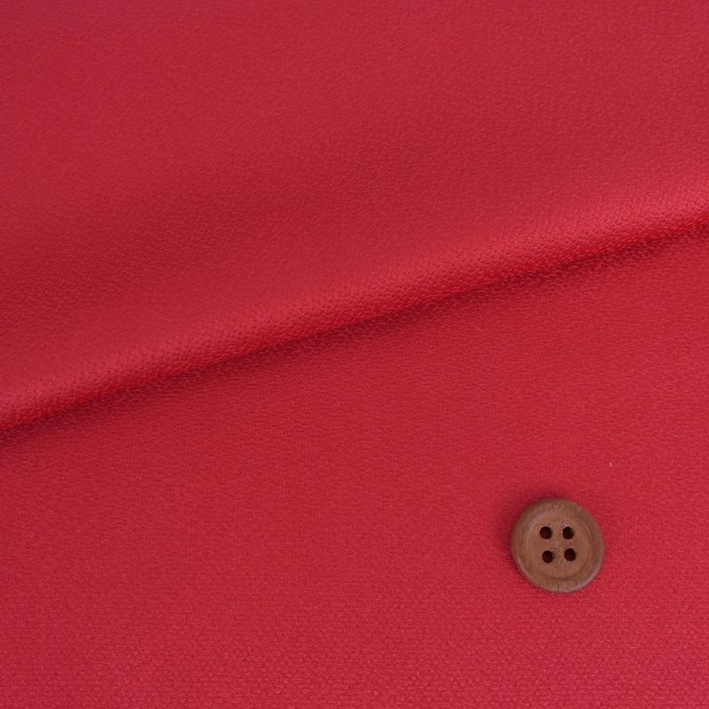 シルクはぎれ/正絹八掛地 (砂面・朱赤) 50cm単位 切り売り【訳ありお買得品】