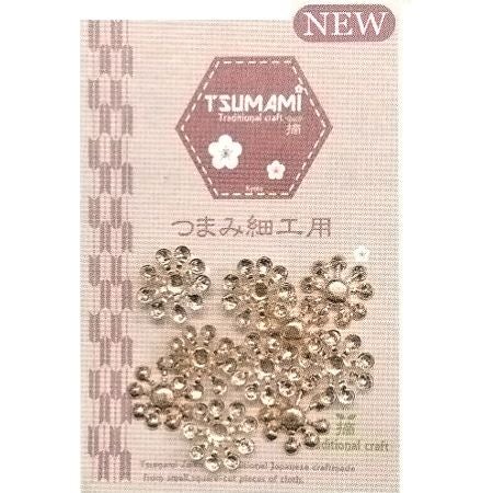 座金 Cタイプ 直径13mm 10個入(ピンクゴールド) |生地 和柄/和布