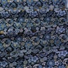 金襴生地(金らん) 梅絵巻(紺) 10cm単位 切り売り