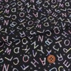猫のABC体操(黒) 10cm単位 切り売り