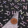 猫のABC体操(黒) 10cm単位 切り売り