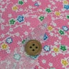 ちりめん生地 小さな花の連なり(ピンク) 10cm単位 切り売り