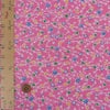 ちりめん生地 小さな花の連なり(ピンク) 10cm単位 切り売り