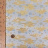  金襴生地(金らん) 金のかすみに松葉と桜(水色) 10cm単位 切り売り